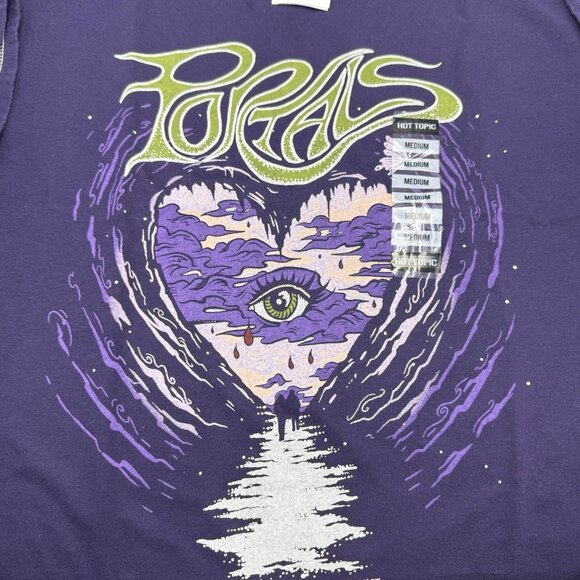 Melanie Martinez Eye Heart Oracle T-Shirt Purple Gildan MEDIUM New - Picture 2 of 7